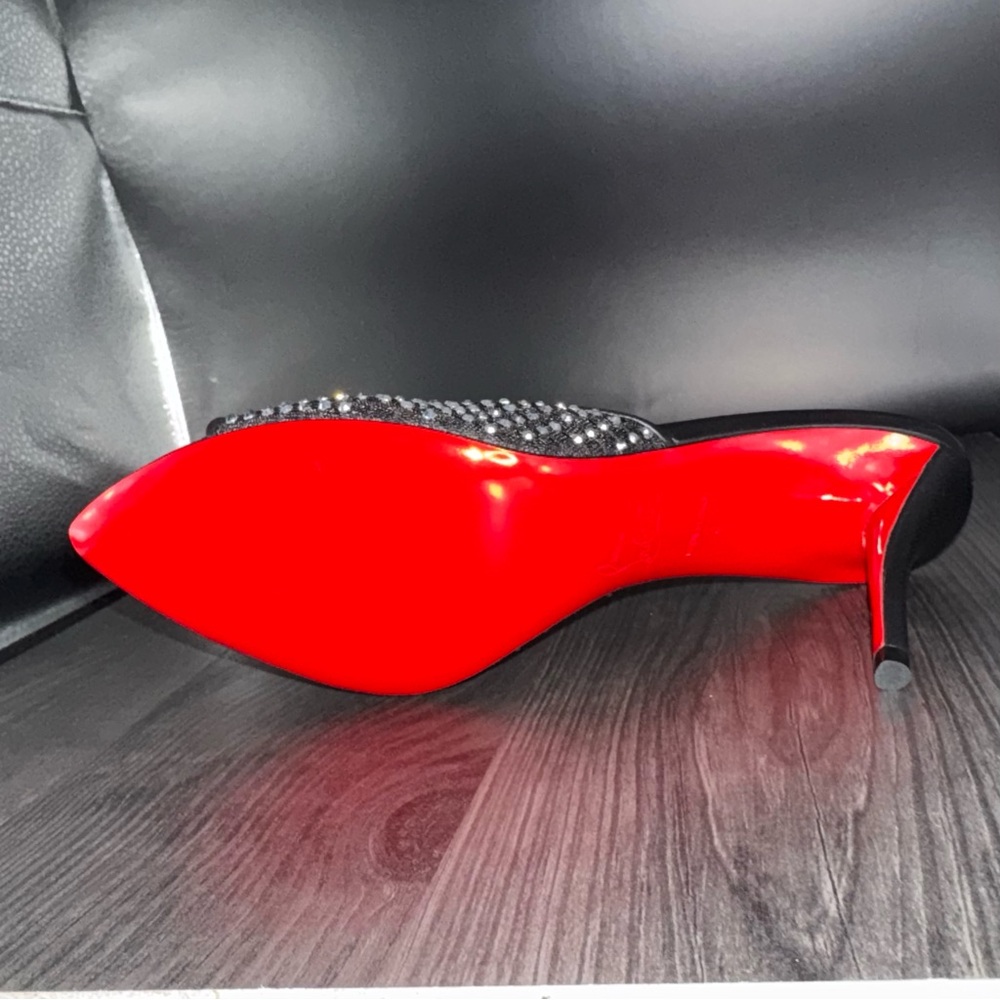 💰⬇️ CHRISTIAN LOUBOUTIN 
Apostropha Mule Mesh Strass 80 - Picture 6 of 13